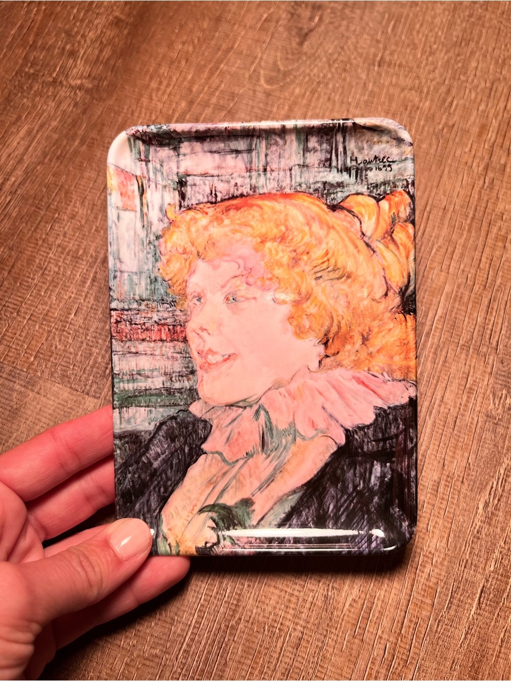 Mebel made in Italy melamine trinket jewelry tray dish print-The English Barmaid